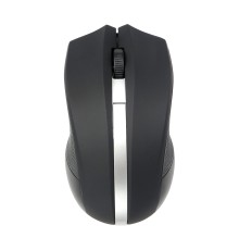 Мышь HIPER OMW-5200 черный/серебро