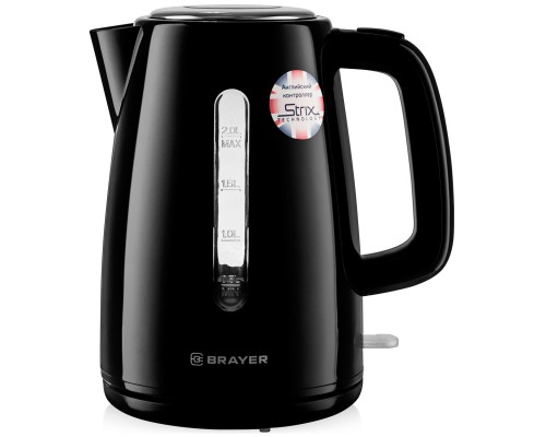 Стильный и надежный: электрочайник BRAYER BR1058BK - идеальный выбор для вашей кухни!