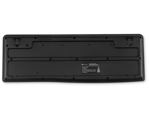 Освободите свою рабочую поверхность с беспроводной клавиатурой OKLICK K225W в черном цвете!