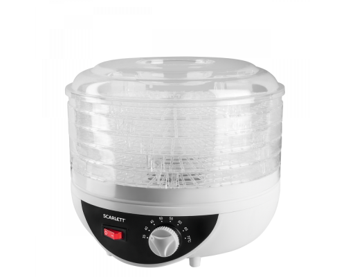 Быстрая и удобная сушилка SCARLETT SC-421 для овощей и фруктов - сохраняйте витамины и аромат свежих продуктов!