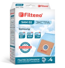 Мешок для пылесоса FILTERO SAM 02 (4) Экстра