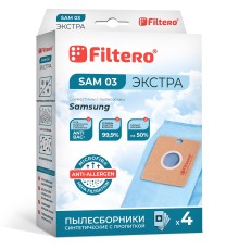 Мешок для пылесоса FILTERO SAM 03 (4) Экстра
