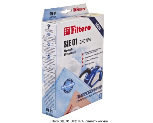 Мешок FILTERO SIE 01 (4) Экстра: надежная защита от пыли для вашего пылесоса