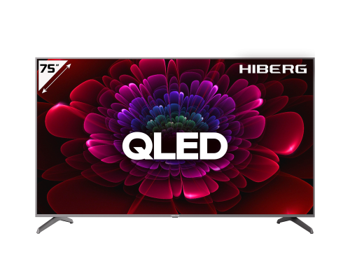 Роскошь в каждом пикселе: Телевизор HIBERG QLED 75Y - идеальное сочетание качества и комфорта!