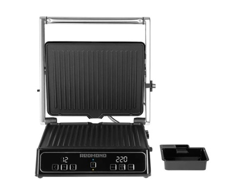 Получи идеальное мясо с электрогрилем REDMOND SteakMaster в черном исполнении!