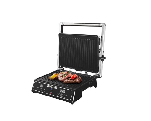 Получи идеальное мясо с электрогрилем REDMOND SteakMaster в черном исполнении!