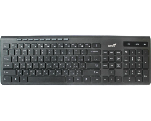 Клавиатура GENIUS SlimStar 7230 черный USB 