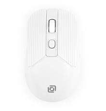 Мышь OKLICK 509MW белый (1885186) оптическая (1600dpi) беспроводная USB для ноутбука (3but)
