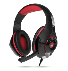 Наушники CROWN CMGH-101T черный/красный