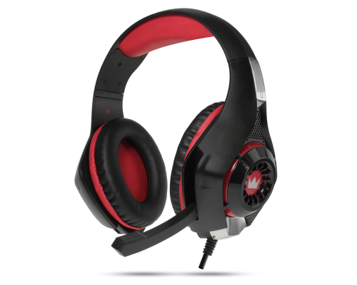 Наушники CROWN CMGH-101T черный/красный