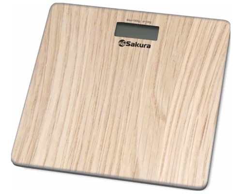 Весы напольные SAKURA SA-5065WD дерево