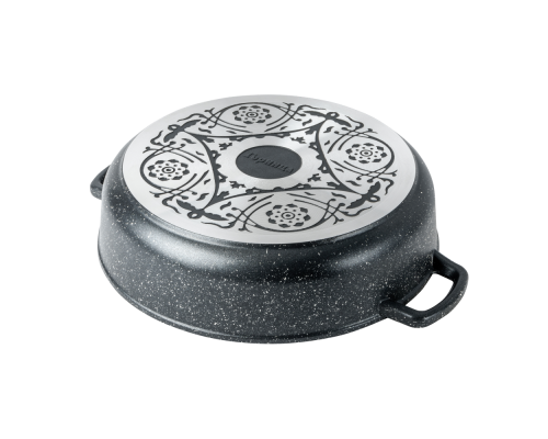 Жаровня ГОРНИЦА Гранит Induction Иж2411аг тефл 24х7см +кр 2,5л