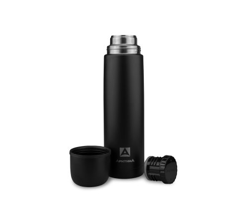 Термос АРКТИКА 102-1000-BKT 1,0л черный песок матовый