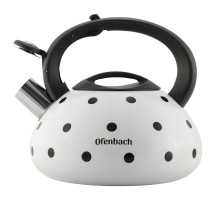 Чайник OFENBACH NB-100301WH со свистком 2,5 л