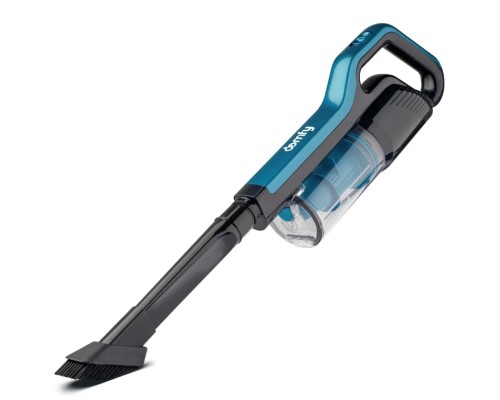Пылесос DOMFY DSC-VC305 черный/бирюзовый вертикальный