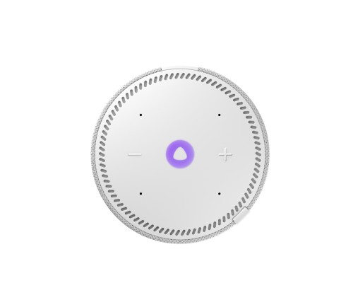 Умная колонка ЯНДЕКС YNDX-00020G Станция Мини Алиса с LED-часами серый