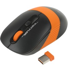 Мышь A4TECH Fstyler FG10S беспроводная черный/оранжевый