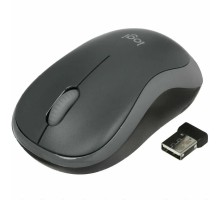 Мышь LOGITECH M186 беспроводная черный/серый 910-004131
