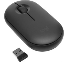 Мышь LOGITECH Pebble M350 беспроводная графитовый 910-005576