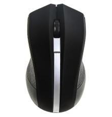 Мышь OKLICK 615MW беспроводная черный/серебристый (412860)