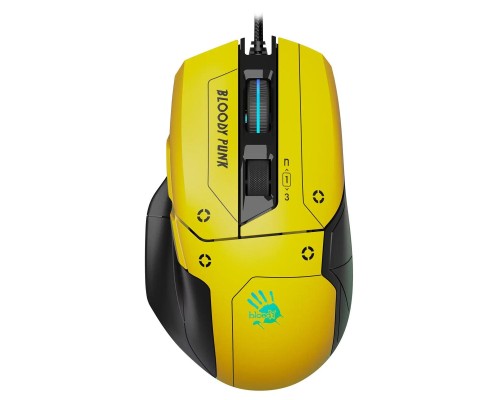 Мышь A4TECH Bloody W70 Max желтый/черный