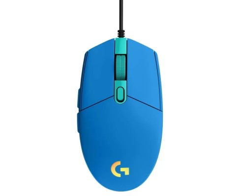 Мышь LOGITECH G102 LIGHTSYNC синий (910-005810)
