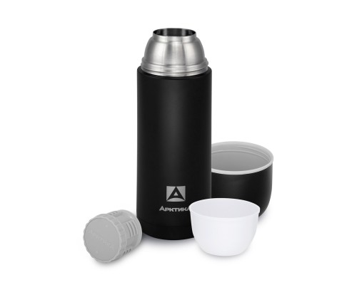 Термос АРКТИКА 105-1000-BKT 1л черный песок матовый
