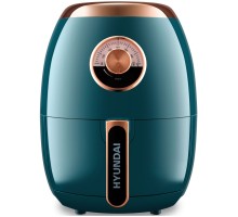 Аэрогриль HYUNDAI HYF-3553 темно-зеленый/золотистый