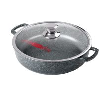 Жаровня ГОРНИЦА Гранит Induction Иж2611аг тефл 26х7см +кр 3л