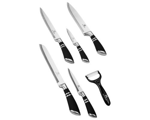 Набор ножей Hoffmann НМ-6623 черн.7пр.