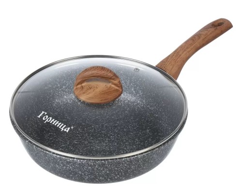 Сковорода ГОРНИЦА Гармония Мрамор с2652мр тефл 26х7см +кр. п/у