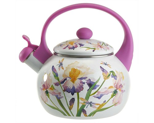 Чайник METALLONI EM-1323 2,5л.Ирисы