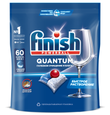 Капсулы для ПММ FINISH Quantum 60 капсул свежесть