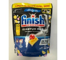 Капсулы для ПММ FINISH Quantum Max 50 капсул лимон