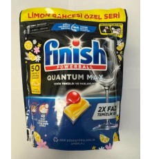 Капсулы для ПММ FINISH Quantum Max 50 капсул лимон