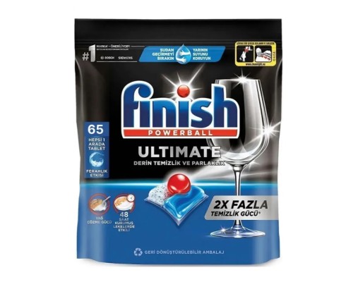 Капсулы для ПММ FINISH Ultimate 65 капсул свежесть