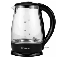Электрочайник HYUNDAI HYK-G2011 черный/стекло