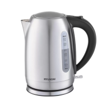 Электрочайник HYUNDAI HYK-G2014 серебристый/черный