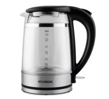 Электрочайник HYUNDAI HYK-G3036 черный/стекло