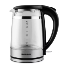Электрочайник HYUNDAI HYK-G3036 черный/стекло