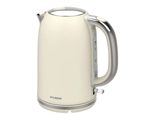 Электрочайник HYUNDAI HYK-S9900 молочный/серебристый