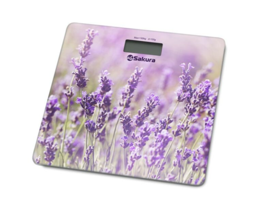 Весы напольные SAKURA SA-5072LF лаванда