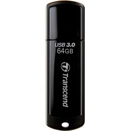  Флеш накопитель 64GB Transcend JetFlash 700, USB 3.0, Черный <TS64GJF700> 