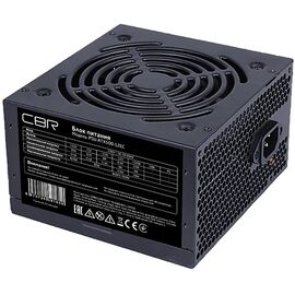  Блок питания CBR PSU-ATX500-12EC ATX, 500W, 20+4pin/1*4+4pin/1*6pin/2*IDE/4*SATA, 12cm fan, black 