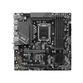  MB s1700 MSI Pro B760M-A WiFi, 4*DDR5, 2*PCIEx16, 1*PCIEx1, 2*M.2, 1*TypeC, 2*USB3.2Gen2, 6*USB3.2Gen1, 6*USB2.0, 4*SATA3.0, 2.5G, 2*DP, 2*HDMI, M-ATX 