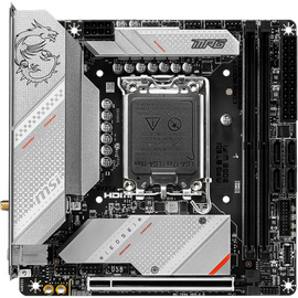  MB s1700 MSI MPG B760I Edge Wifi, 2*DDR5, 1*PCIEx16, 2*M.2, 2*TypeC, 1*USB3.2Gen2, 6*USB3.2Gen1, 4*USB2.0, 4*SATA3.0, 2.5G, DP, HDMI, Mini-ITX, RTL 