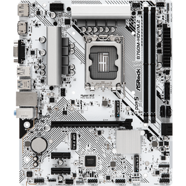  MB s1700 ASRock B760M-HDV/M.2, Intel®B760, 2xDDR5-4800, D-SUB+HDMI+DP, 1xPCI-Ex16, 2xPCI-Ex1, 4xSATA3(RAID 0/1/5/10), 2xM.2, 8 Ch Audio, 1x2.5GLan, (2+4)xUSB2.0, (3+2)xUSB3.2, (1+0)xUSB3.2 Type-C™, 1xPS/2 mATX, RTL 