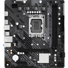  MB s1700 ASRock H610M-H2/M.2 D5, Intel®H610, 2xDDR5-4800, HDMI+HDMI, 1xPCI-Ex16, 1xPCI-Ex1, 4xSATA3, 1xM.2, 8Ch Audio, GLan, (4+2)xUSB2.0, (2+2)xUSB3.2, 1xPS/2, mATX, RTL 