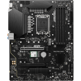  MB s1700 MSI Pro Z790-S Wifi, 4*DDR5, 2*PCIEx16, 3*PCIEx1, 2*M.2, 1*TypeC, , 8*USB3.2Gen1, 6*USB2.0, 4*SATA3.0, 2.5G, DP, HDMI, ATX, RTL 