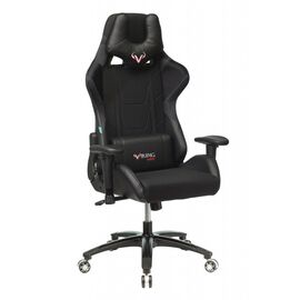  Кресло игровое Бюрократ Viking 4 Aero Black Edition черный искусст.кожа/ткань 